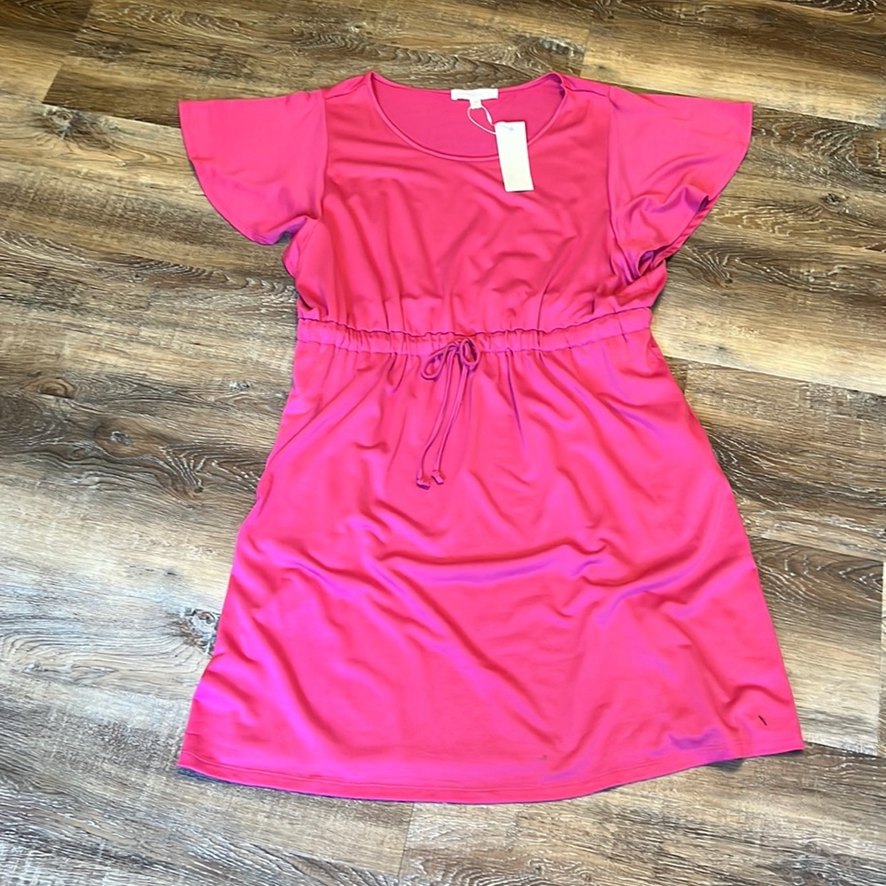 Adyson Parker Hot Pink Midi Dress